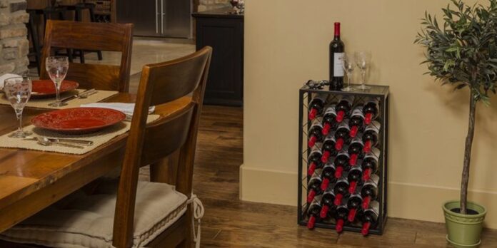 floor wine rack